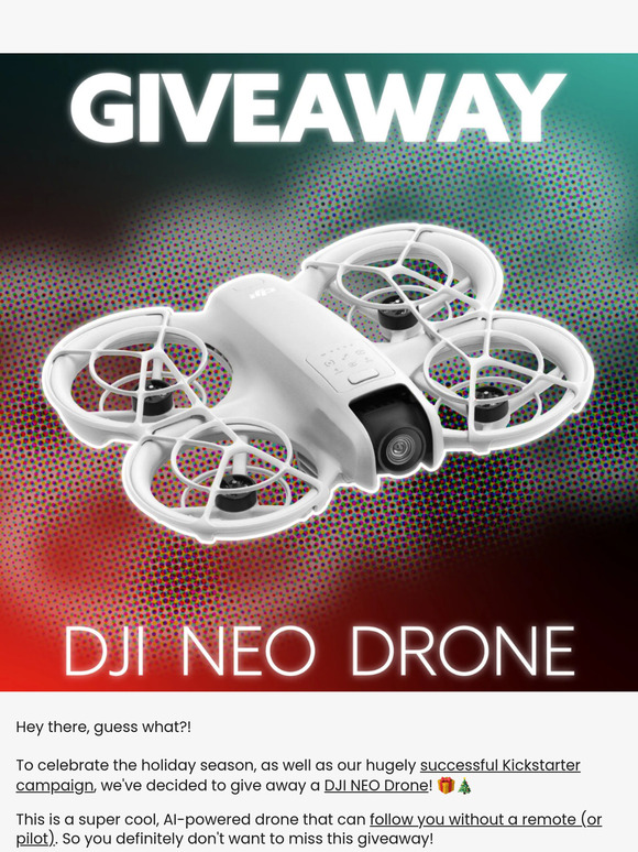 Hey, want to win a DJI drone? 👀