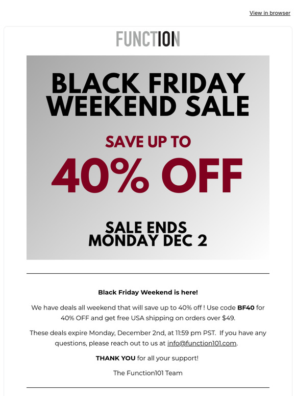Save 30% Sitewide - Black Friday Savings Starts Now