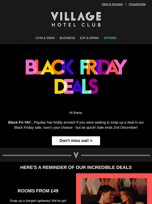 Payday alert! ⚡ Lock in a Black Friday deal today!