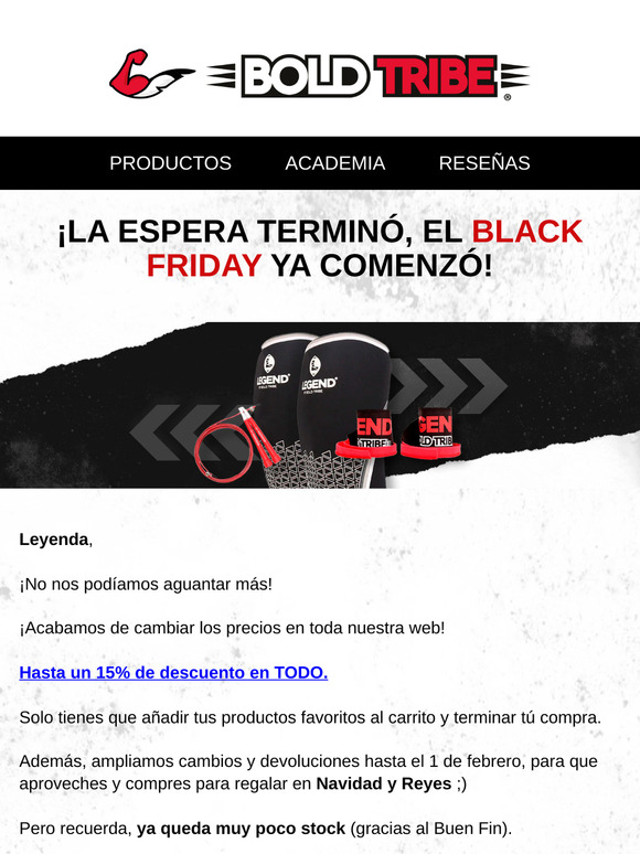 ¡Iniciamos YA con Black Friday! 💥