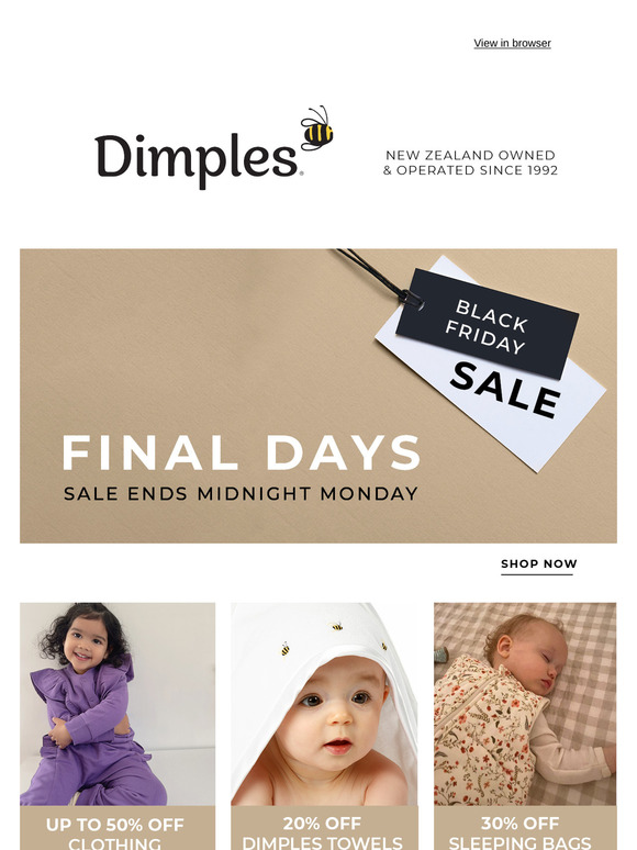 🐝 Black Friday || FINAL DAYS 🐝