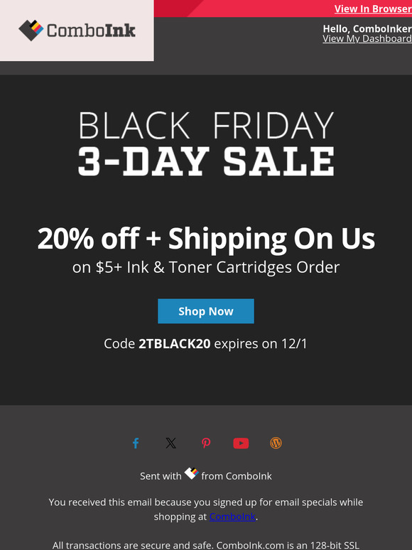 Biggest Sales Event of the Year - 3 Days Only!