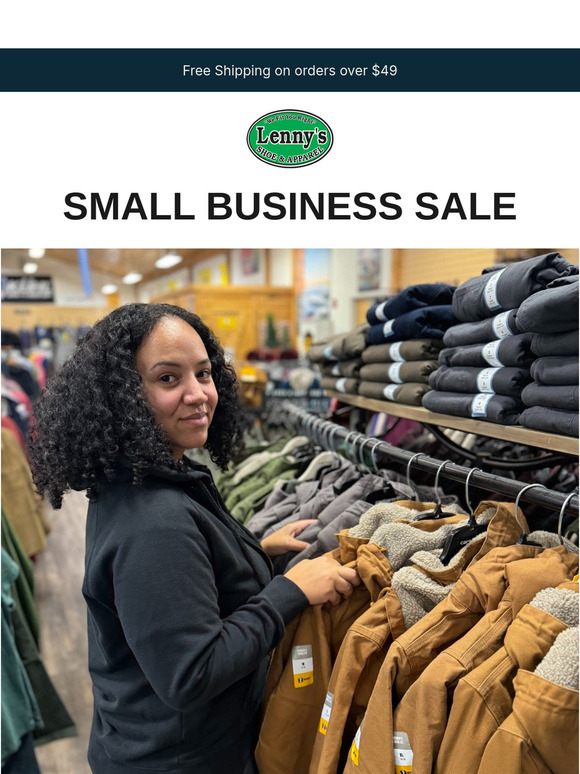 Small Business Weekend Sale!