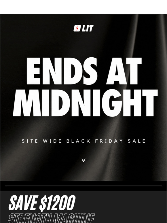 🚨 ENDS MIDNIGHT! — BLACK FRIDAY SITE-WIDE BLOWOUT