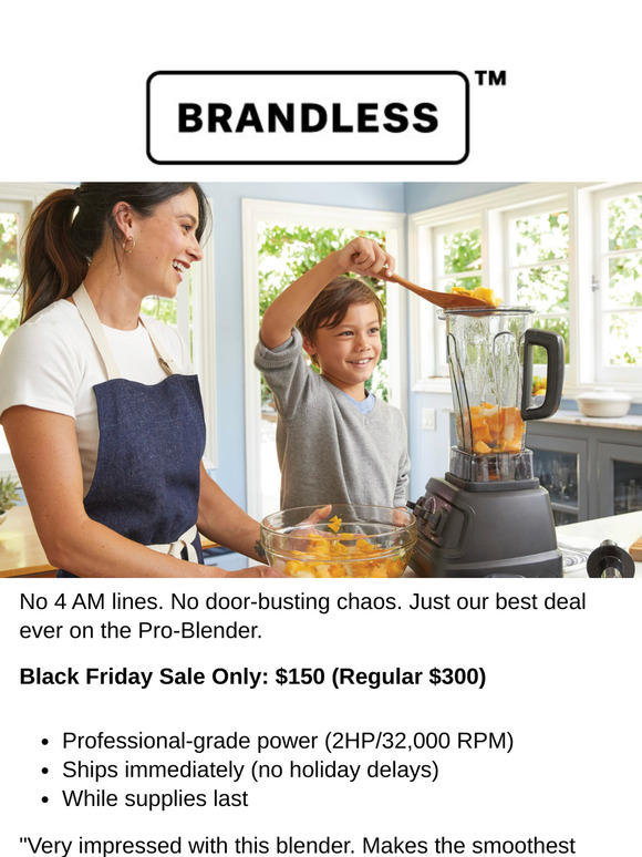 Brandless Black Friday is Here!