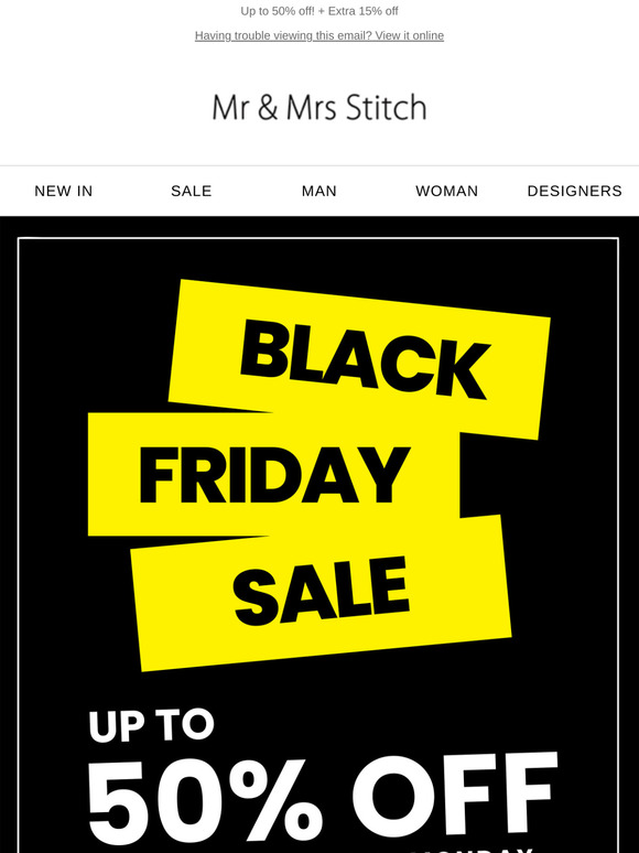 BLACK FRIDAY NOW LIVE!