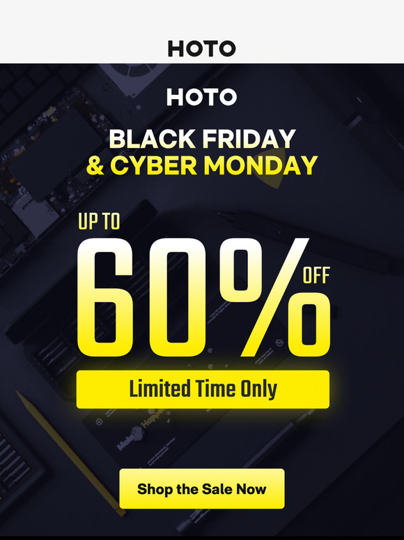 Black Friday Begins! Enjoy Up to 60% Off🔥