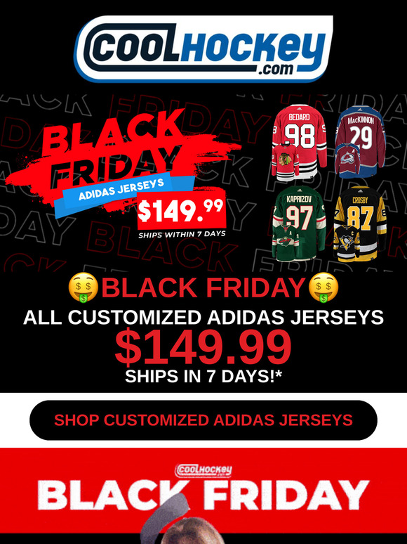 BLACK FRIDAY SALE - All Customized Adidas Jerseys $149.99! 🚨 🤑