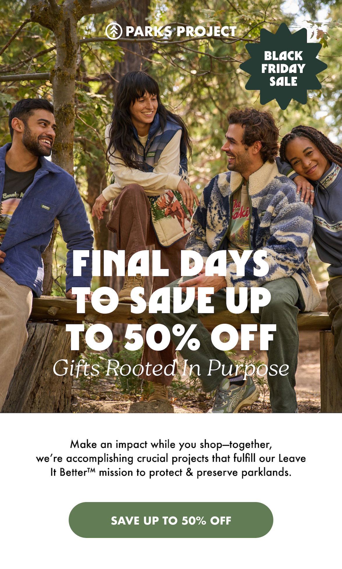 Parks Project Black Friday Sale