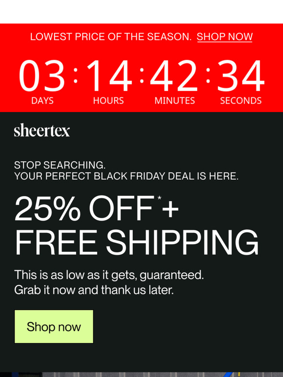 BLACK FRIDAY DEALS STARTING AT 19 EUR