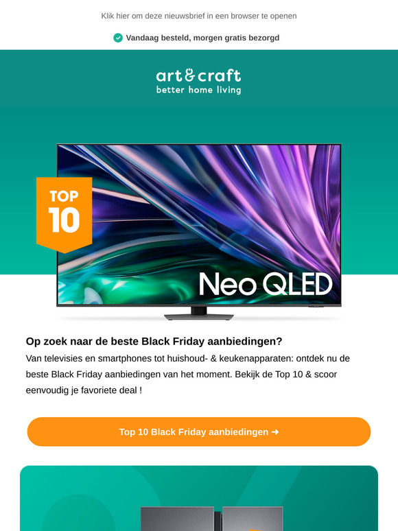 Het is Black Friday 🔥  Haast je want op is op!