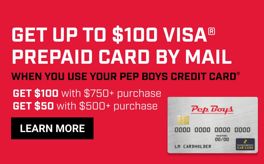 GET UP TO $100 VISA® PREPAID CARD BY MAIL(*)