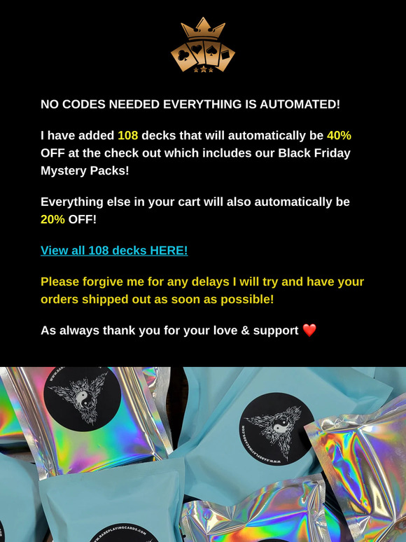 🛍 BLACK FRIDAY 🛍