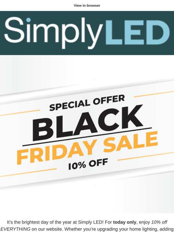 Don’t Miss Out: 10% Off EVERYTHING – Black Friday Only!