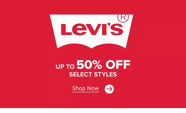 Levi's. Up to 50% off select styles. Shop Now.