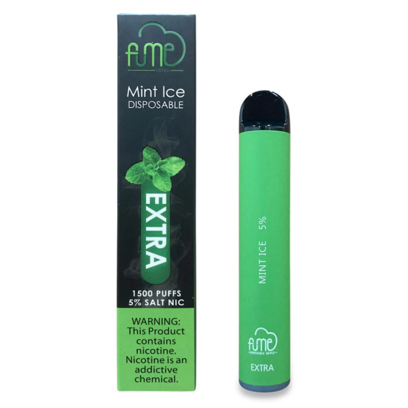 Image of Fume Extra Disposable 1500 Puffs - Mint Ice