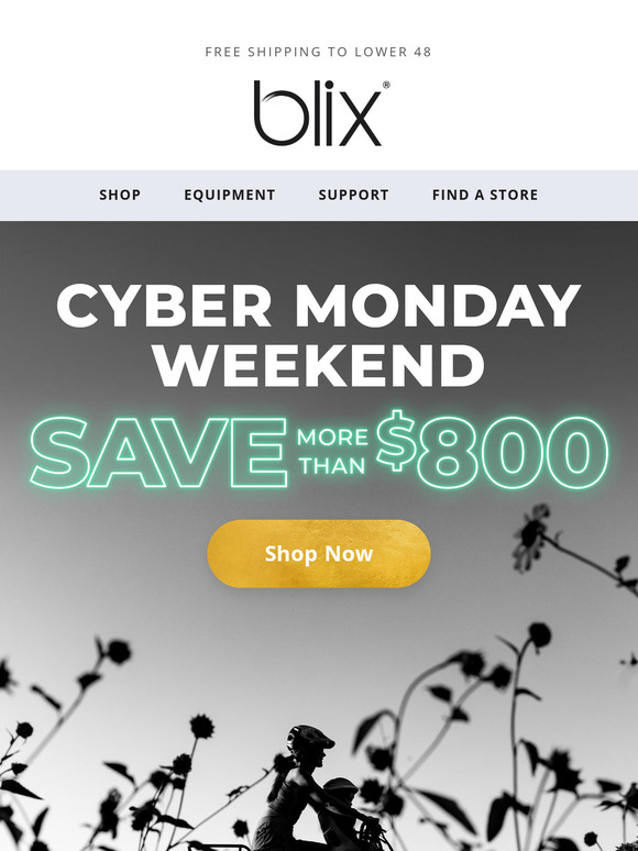 Cyber Monday Weekend - Save up to $800 😮