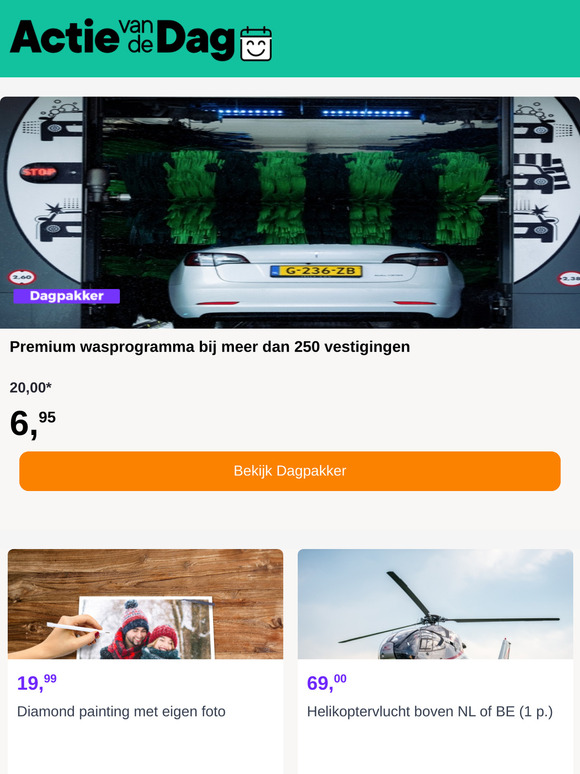 Premium wasprogramma bij meer dan 250 vestigingen