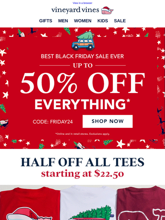 black friday vineyard vines