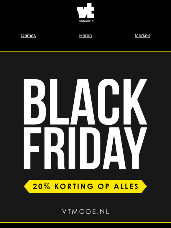 Shop jouw favo merken nu met 20% korting