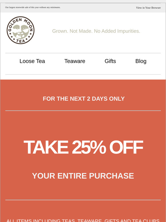 Small Business Saturday Sale! Save 25%