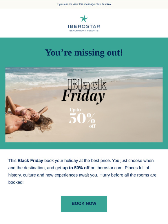 Holidays at the best price on Black Friday!