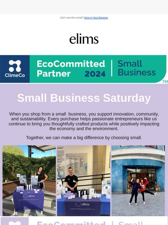 🎉 We're a ClimeCo Certified Small Biz 🦷