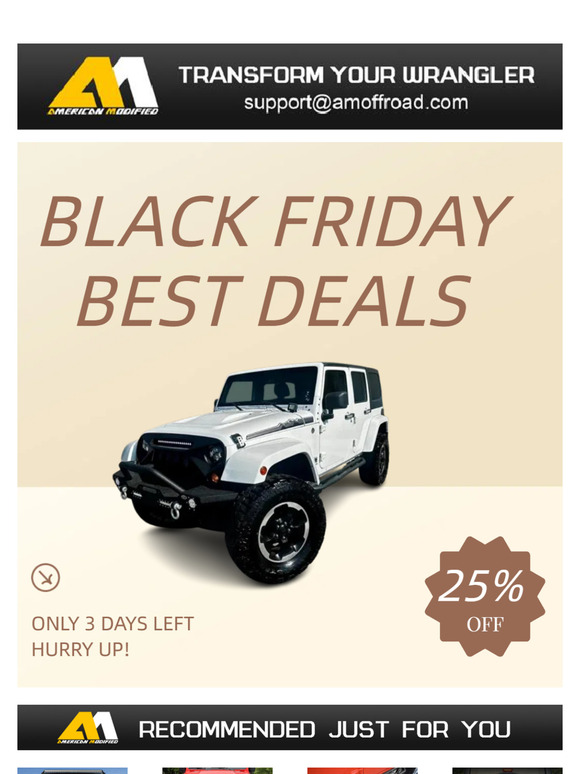 Black Friday & Cyber Monday Sale Countdown 3 Days Left!