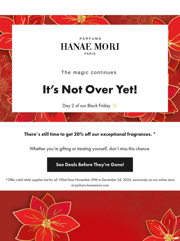 Don't miss our offer! 🎁