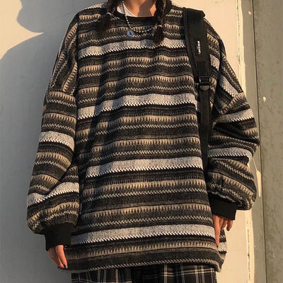 Retro Grandpa Grunge Sweater