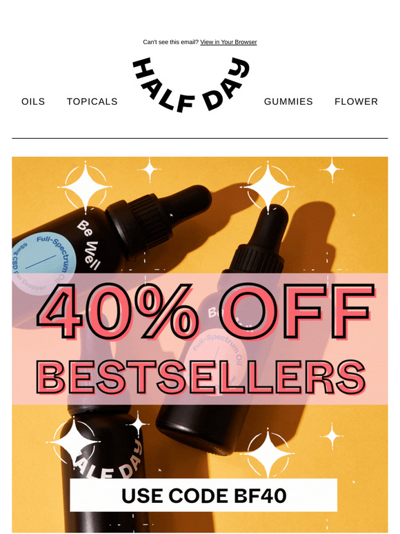 Last chance for 40% OFF 💸