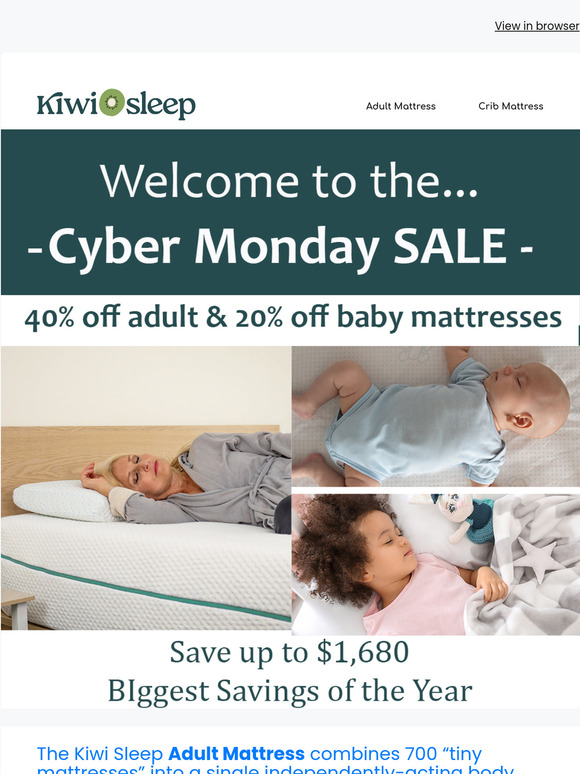 LOWEST PRICES continue... Cyber Monday Sale