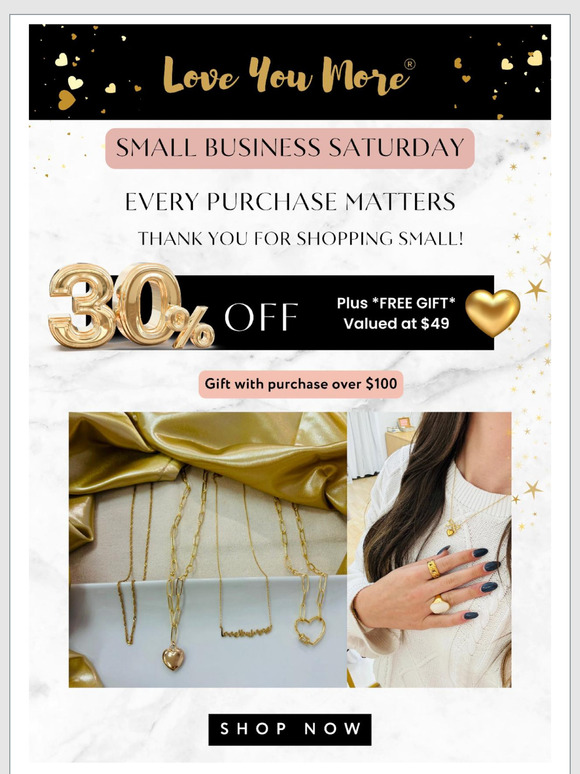 SALE 💕 Small Bussines Saturday SALE 💕