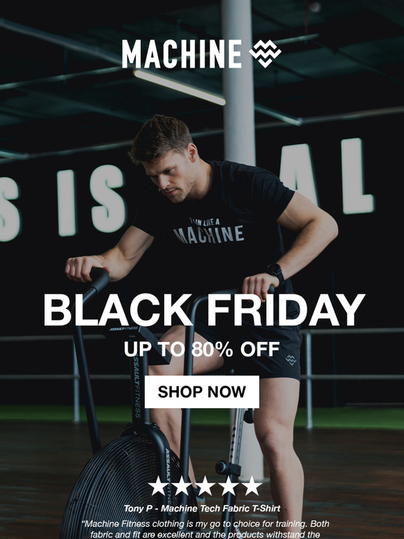 80% Off Everything You Need to Train Like a Machine! 🦾