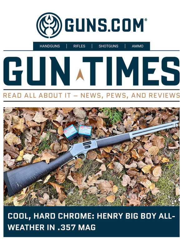 Guns.com: Gun Times | Cool, Hard Chrome: Henry Big Boy All-Weather in ...