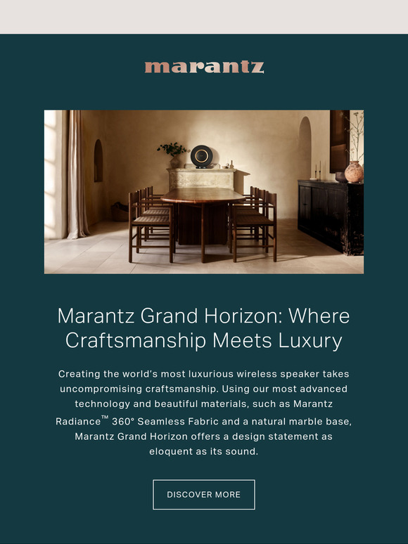Marantz Grand Horizon: Where Craftsmanship Meets Luxury