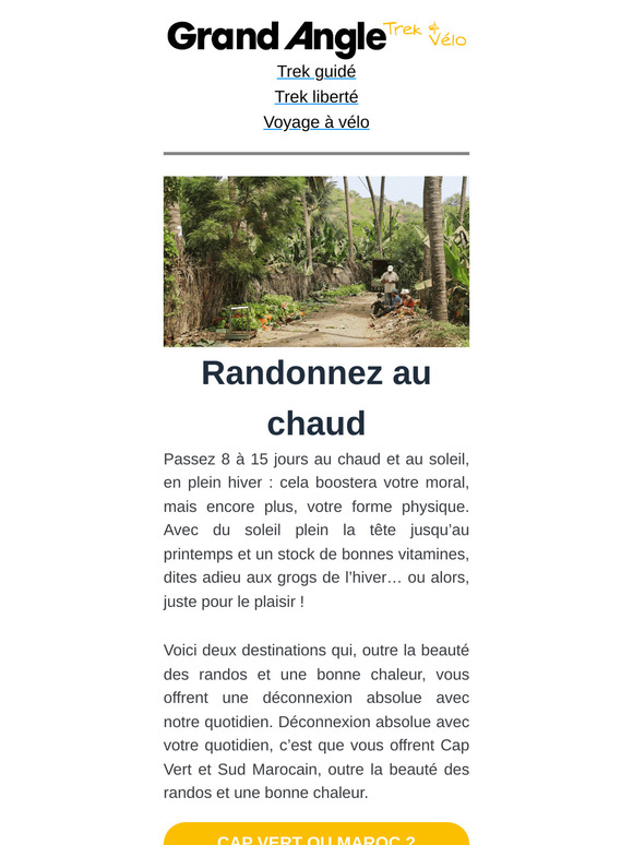 Échappez à l'hiver : Randonnez sous le soleil
