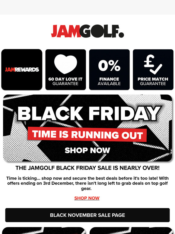 Our Black Friday sale is nearly over ⌛