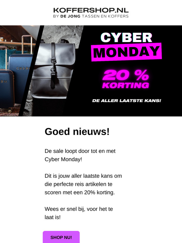 Cyber Monday: Laatste Kans om te Profiteren! 🛒