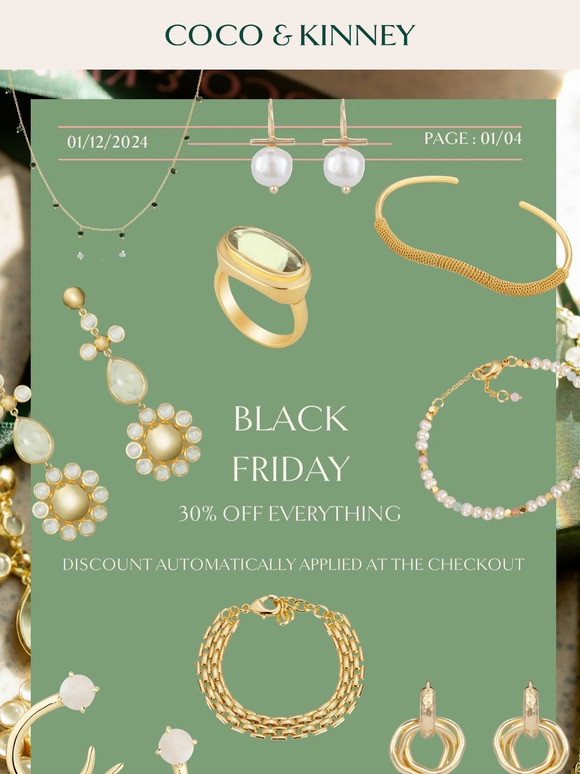Black Friday 30% off everything
