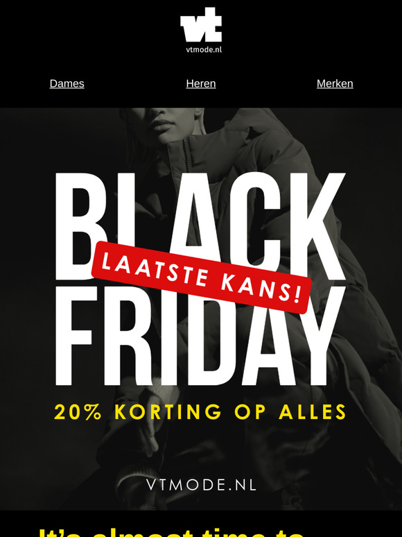 KOOPZONDAG! Shop met 20% korting 🖤