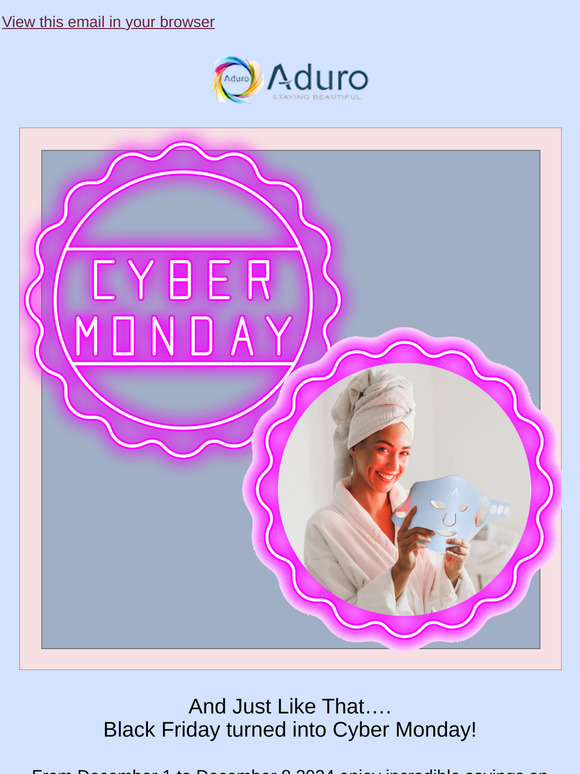 And just like that! Black Friday turned into Cyber Monday🥰