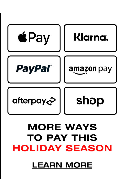 Buy Now, Pay Later with Klarna. Learn More