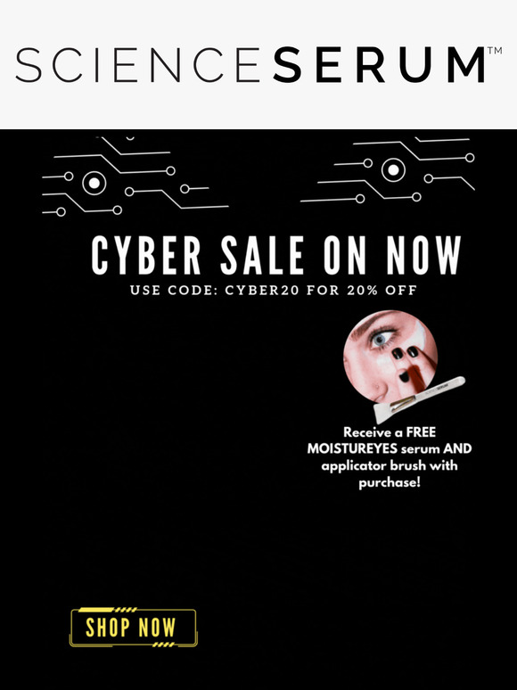 FREE Gifts ✨ + 20% Off - Cyber SALE On Now!