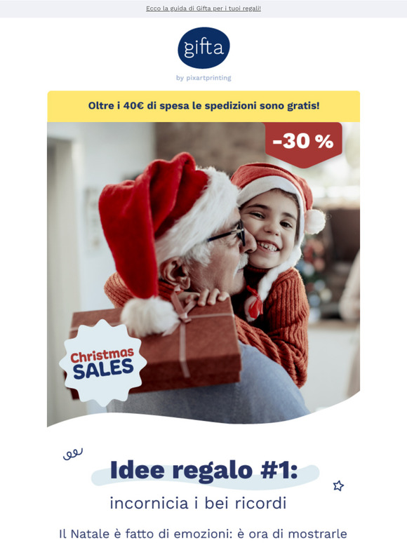 Regali di Natale #1! -30% con promocode!