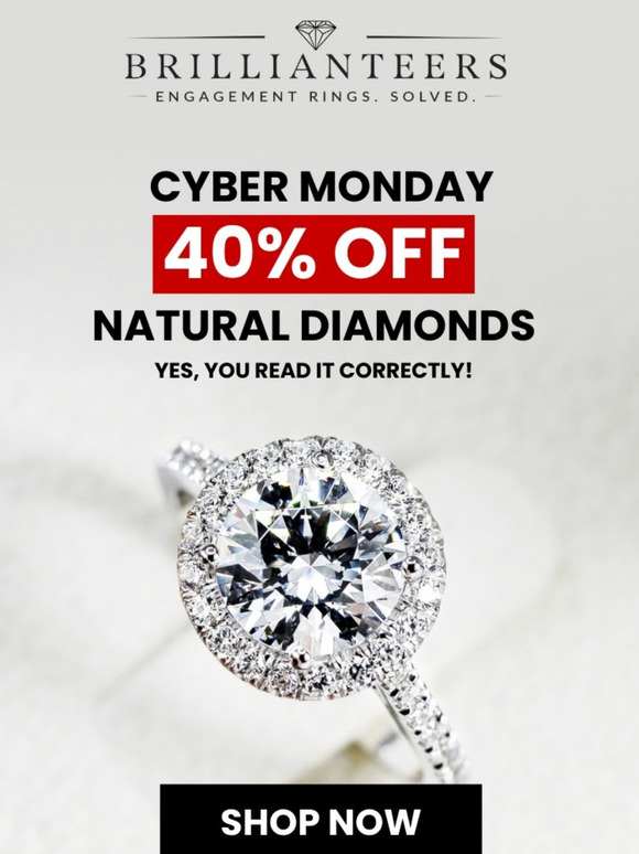 40% OFF Natural Diamonds