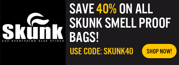 Save 40% on All Skunk Bags!