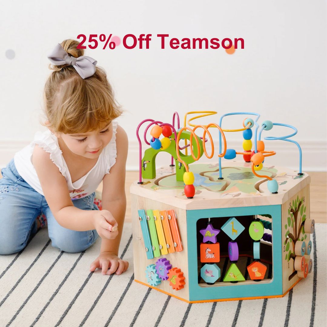 25% Off Teamson Kids Wood Toys, Dolls, Play Kitchens & More. 