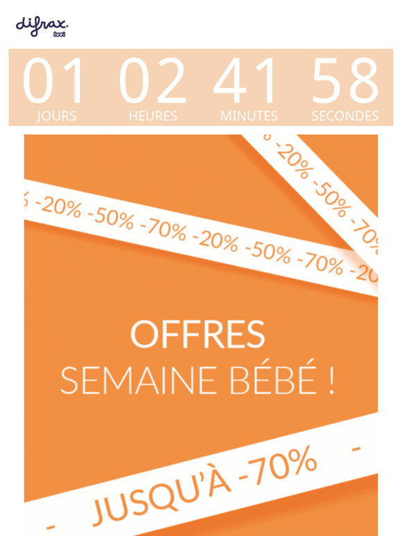 Dernier jour pour profiter de réductions jusqu'à 70% ! 🎉