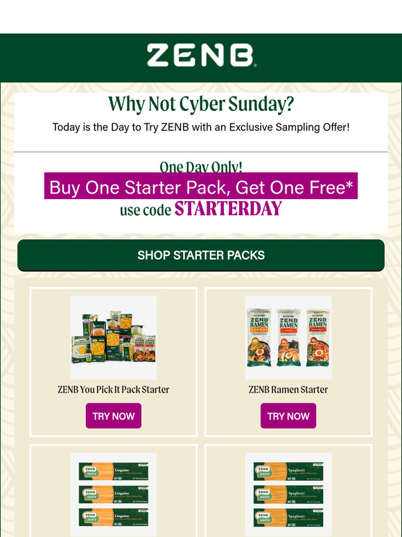 Cyber Sunday Starter Pack BOGO Inside ➡️